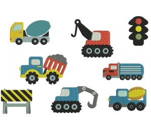 Stickdatei - Baustelle